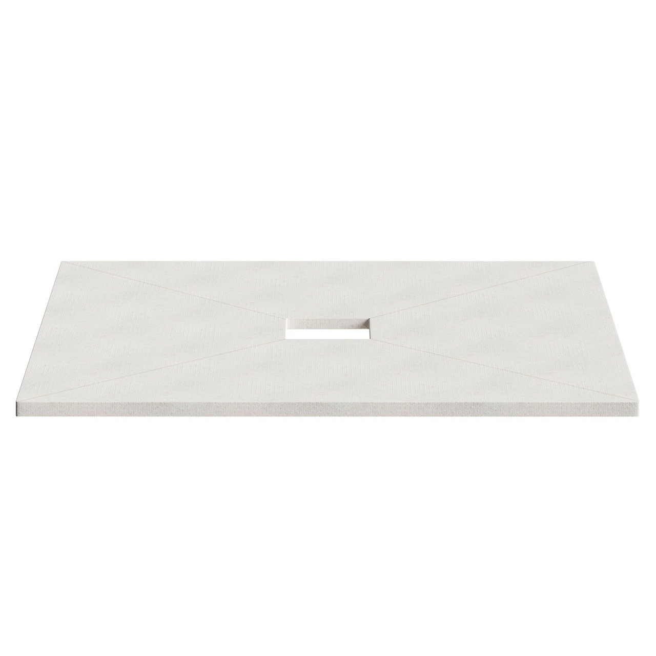 WholeSeal Wetroom 1200mm X 1200mm X 30mm Square Shower Tray Former With Centre Square Waste Outlet 4 WholeSeal Wetroom 1200mm X 1200mm X 30mm Square Shower Tray Former With Centre Square Waste Outlet - Image 2