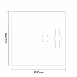 WholeSeal Wetroom 1200mm X 1200mm X 90mm Square Shower Substrate With Centre/End Linear Waste Outlet -Bathroom Products Sales Store wholeseal wetroom 1200mm x 1200mm x 90mm square shower substrate with centre end linear waste outlet line top 40218.1652444602