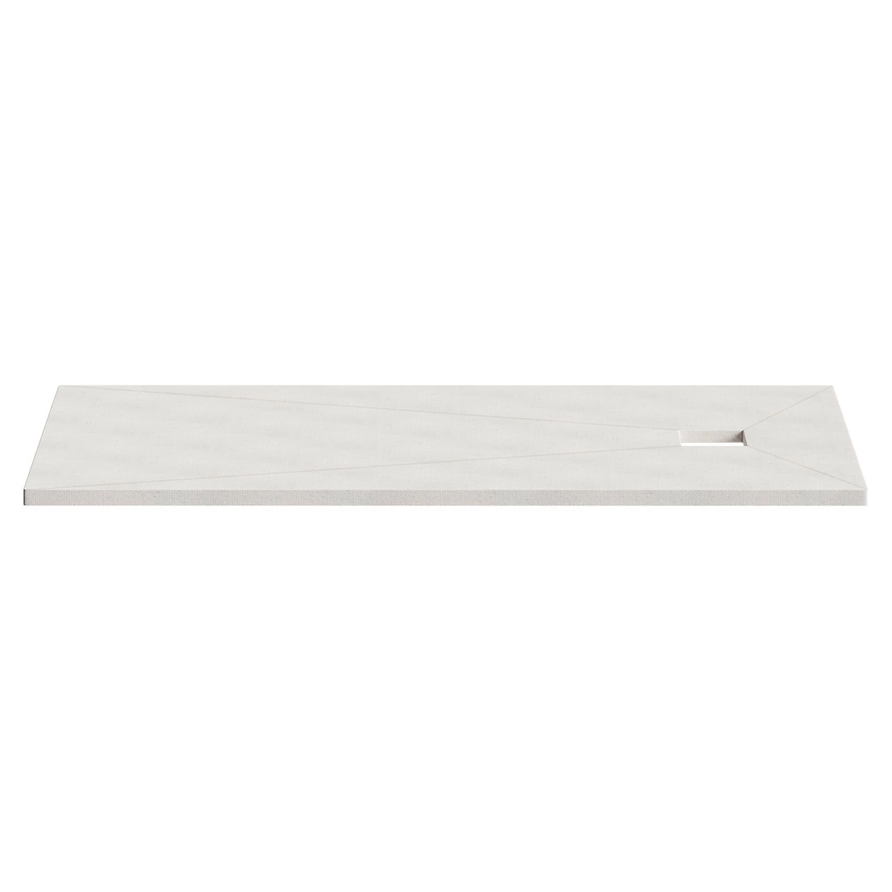 WholeSeal Wetroom 1500mm X 800mm X 30mm Rectangular Shower Tray Former With End Square Waste Outlet - Image 2