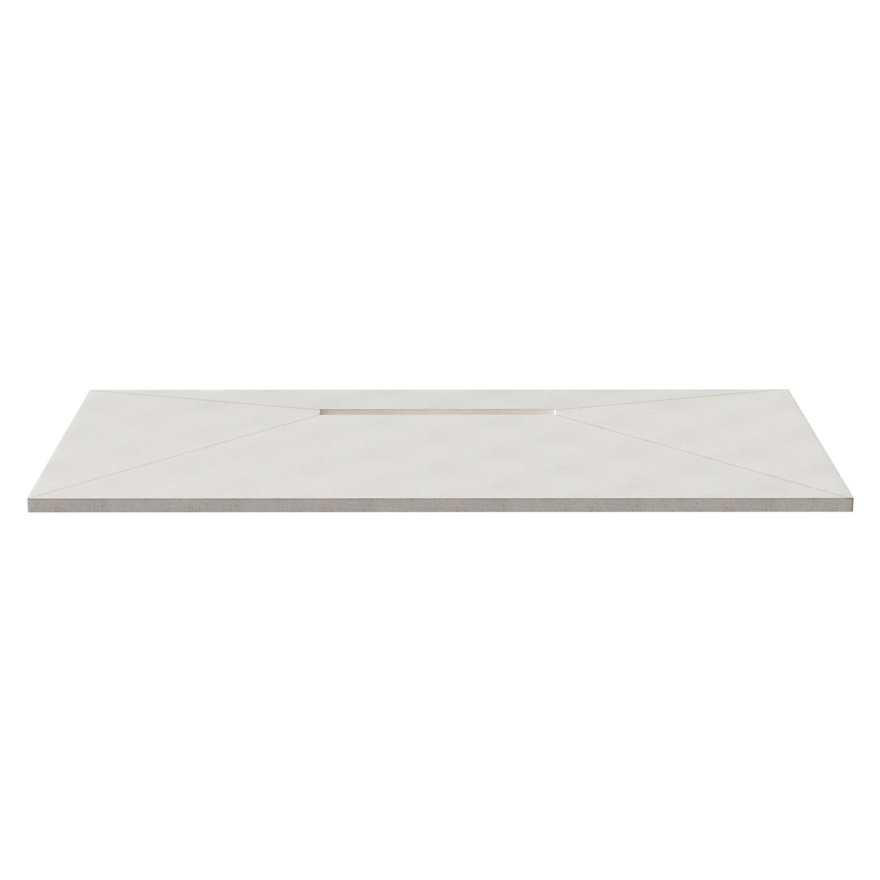 WholeSeal Wetroom 1600mm X 900mm X 30mm Rectangular Shower Tray Former With 600mm Offset Linear Waste Outlet - Image 4