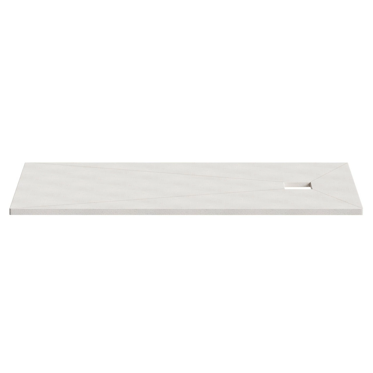 WholeSeal Wetroom 1600mm X 900mm X 30mm Rectangular Shower Tray Former With End Square Waste Outlet - Image 2