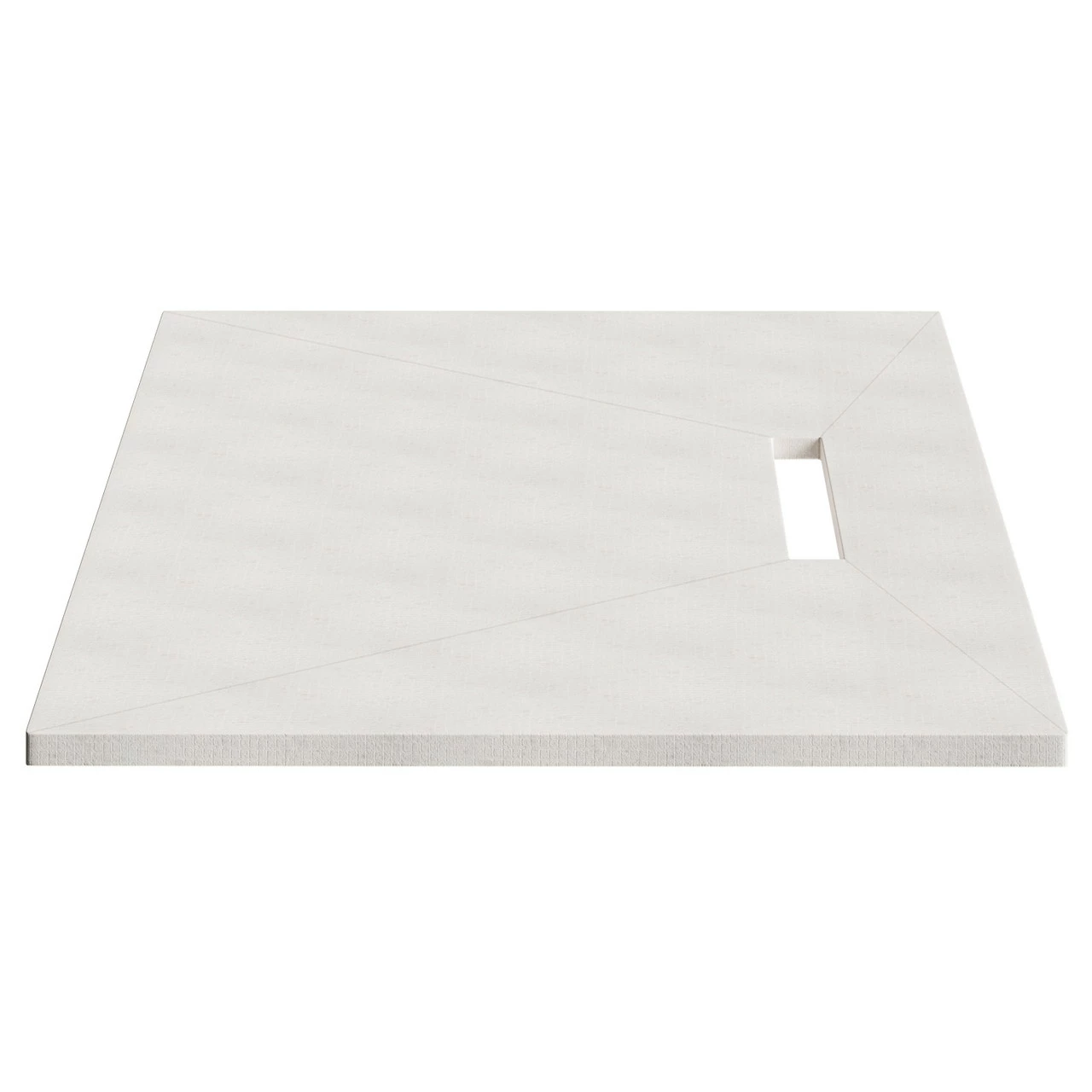 WholeSeal Wetroom 1800mm X 900mm X 30mm Rectangular Shower Tray Former With 600mm Offset Linear Waste Outlet - Image 2