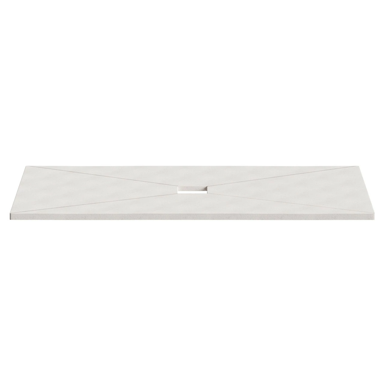 WholeSeal Wetroom 1800mm X 900mm X 30mm Rectangular Shower Tray Former With Centre Square Waste Outlet - Image 2