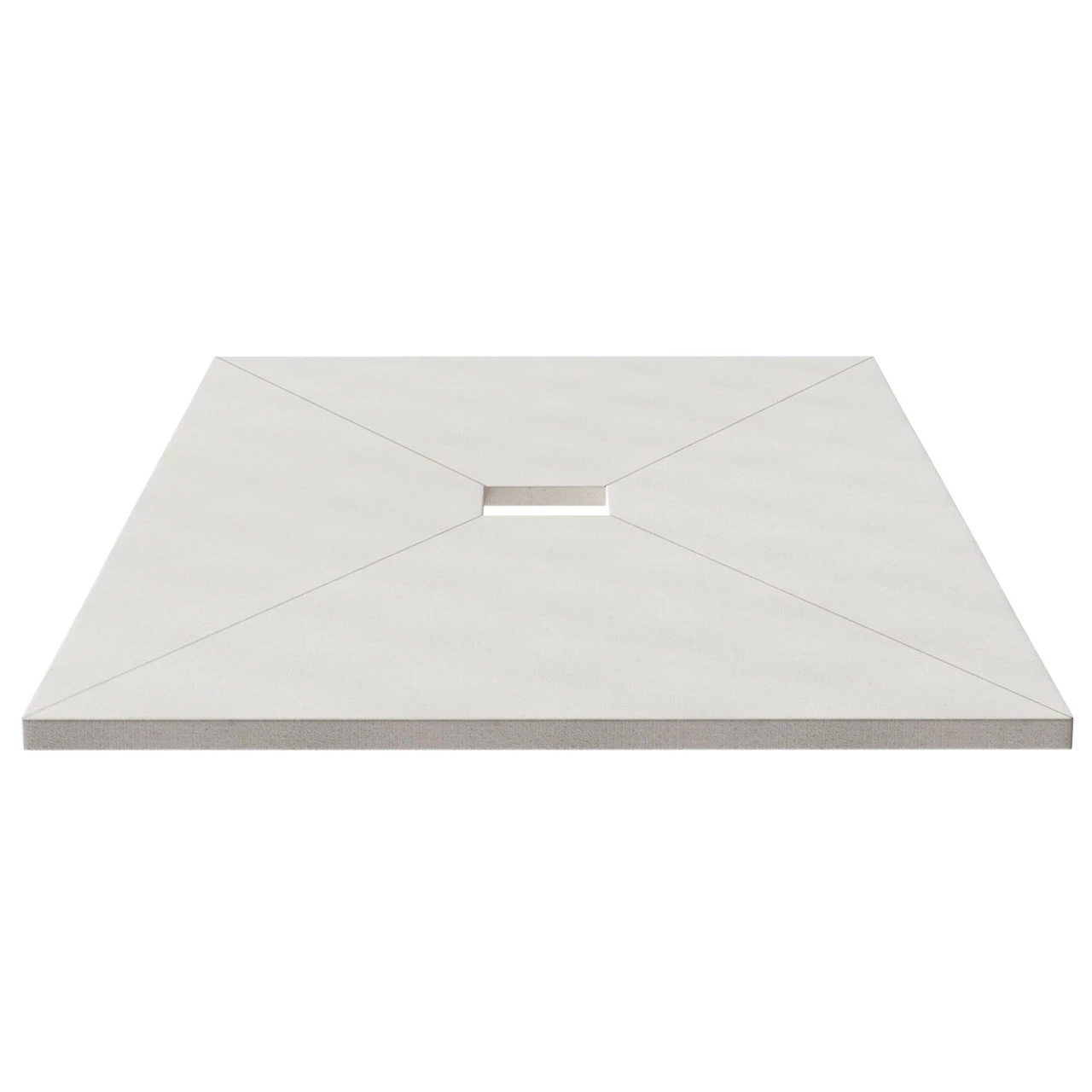 WholeSeal Wetroom 1800mm X 900mm X 30mm Rectangular Shower Tray Former With Centre Square Waste Outlet - Image 4