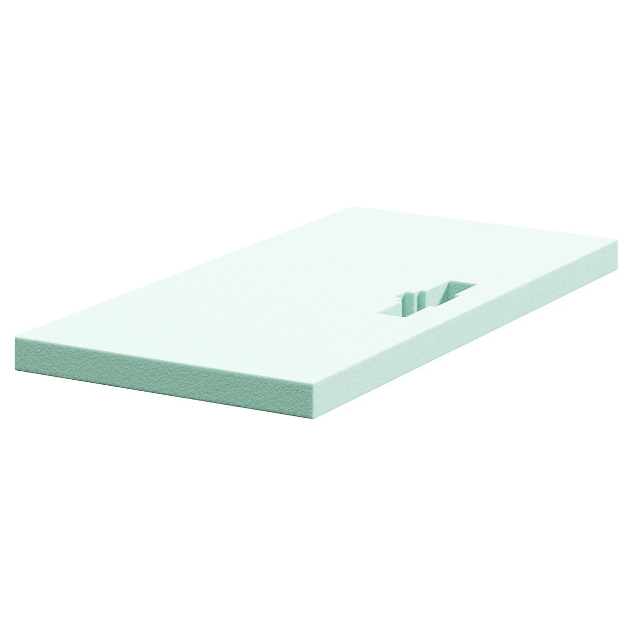 WholeSeal Wetroom 1800mm X 900mm X 90mm Rectangular Shower Substrate With Offset Linear Waste Outlet