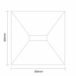 WholeSeal Wetroom 900mm X 900mm X 30mm Square Shower Tray Former With 300mm Centre Linear Waste Outlet -Bathroom Products Sales Store wholeseal wetroom 900mm x 900mm x 30mm square shower tray former with 300mm centre linear waste outlet line top 60565.1652444585