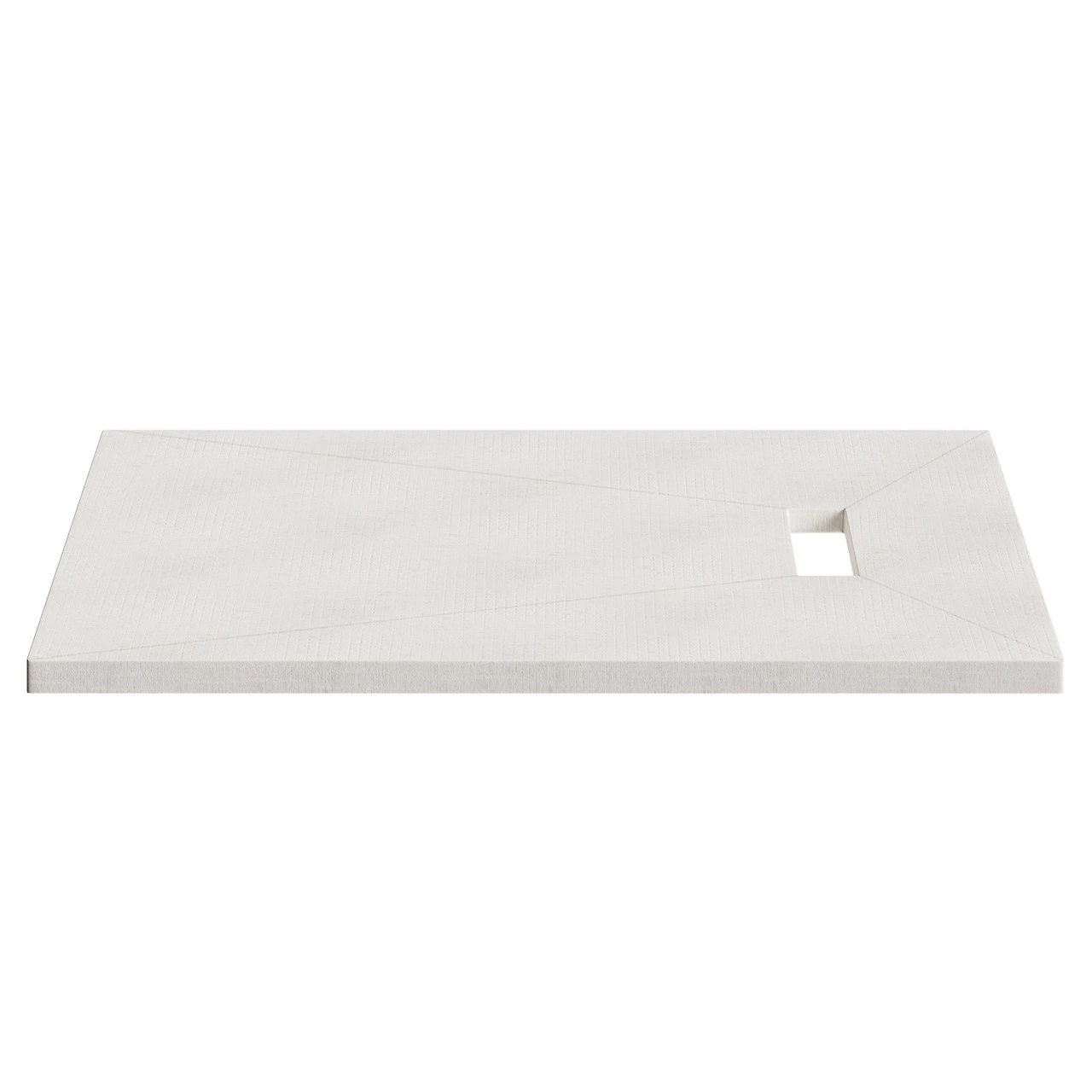 WholeSeal Wetroom 900mm X 900mm X 30mm Square Shower Tray Former With 300mm End Linear Waste Outlet 4 WholeSeal Wetroom 900mm X 900mm X 30mm Square Shower Tray Former With 300mm End Linear Waste Outlet - Image 2