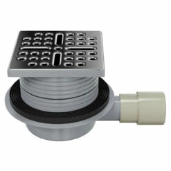 WholeSeal Wetroom Square Screw Lock Shower Waste 11 WholeSeal Wetroom Square Screw Lock Shower Waste -Bathroom Products Sales Store wholeseal wetroom square screw lock shower waste side 73889.1652444578