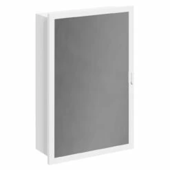 WholeSeal Wetroom White 535mm X 800mm X 211mm Recessed Mirrored Cabinet -Bathroom Products Sales Store wholeseal wetroom white 535mm x 800mm x 211mm recessed mirrored cabinet left 27797.1652444625