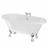 Windsor. Windsor 1795mm X 785mm Double Ended Freestanding Roll Top Bath With Chrome Tiger Feet -Bathroom Products Sales Store windsor 1795mm x 785mm double ended freestanding roll top bath with chrome tiger feet right 05326.1652445129