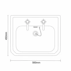 Windsor. Windsor Traditional 560mm Basin With 2 Tap Holes And Full Pedestal -Bathroom Products Sales Store windsor traditional 560mm basin with 2 tap holes and full pedestal line top 21356.1660057770