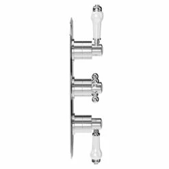 Windsor. Windsor Traditional Polished Chrome Concealed Triple Thermostatic Shower Valve - 2 Outlet 11 Windsor. Windsor Traditional Polished Chrome Concealed Triple Thermostatic Shower Valve - 2 Outlet -Bathroom Products Sales Store windsor traditional polished chrome concealed triple thermostatic shower valve side 70405.1652444104